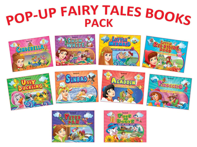 Pop-up Fairy Tales Pack - (10 Titles) : Story Books Children Book