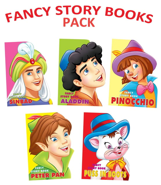 Fancy Story Board Book - Pack 2 (5 Titles) : Story Books Children Book