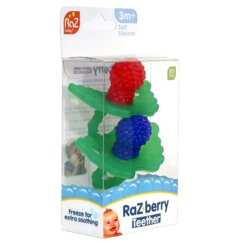 RaZberry Double Teether - Cotton Candy & Coconut
