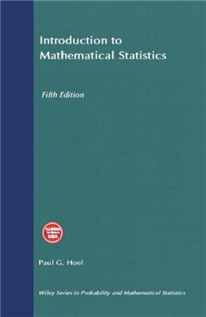 Introduction To Mathematical Statistics: 5Th Edition