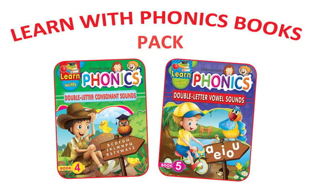 Learn with Phonics pack -2 (2 Titles) : Early Learning Children Book