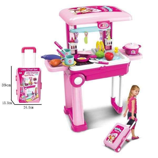 KITCHEN SET WITH TROLY