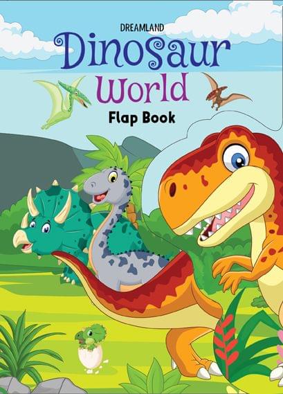 Flap Book- Dinosaur World : Interactive & Activity  Children Book