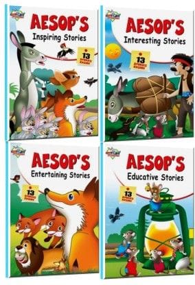 Aesop Tales (Set Of 4 Books)  (English, Paperback, Prakash Mannu