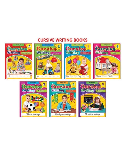 Cursive Writing Book - Pack (7 Titles) : Early Learning Children Book