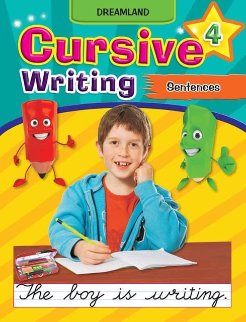 Cursive Writing Book (Sentences) Part 4 : Early Learning Children Book