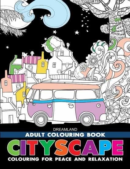 Cityscape- Colouring Book for Adults : Colouring Books for Peace and Relaxation Children Book
