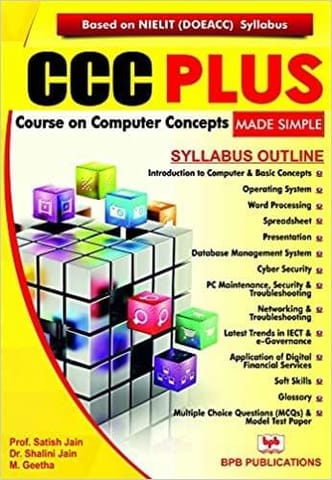 Course On Computer Concepts Plus (Ccc) Made Simple (English)