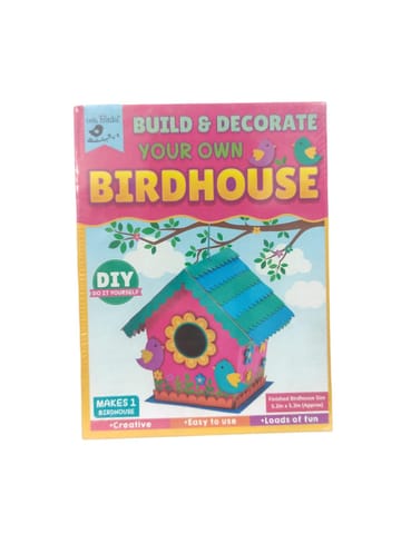 LITTLE BIRDIE BUILD AND DECORATE  YOUR OWN BIRD HOUSE