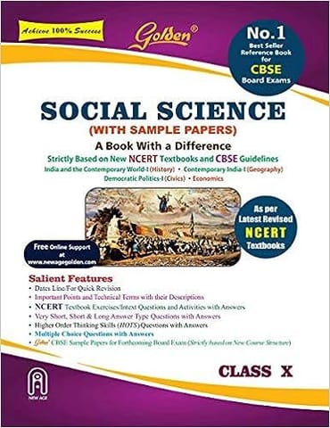 Golden Social Science: (With Sample Papers) A Refresher for Fresher