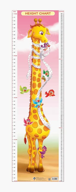 Height Chart - 3 : Reference Educational Wall Chart