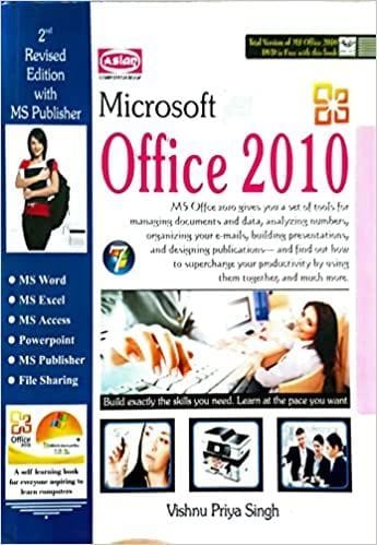 Ms Office 2010 (With Dvd)