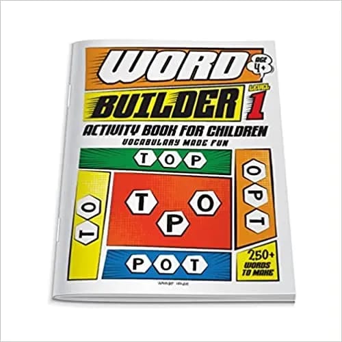 Word Builder Activity Book For Children - Make Meaningful Words With The Given Letters - Level 1