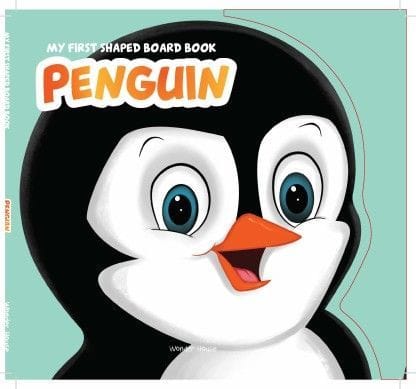 My First Shaped Board Book - Penguin, Die-Cut Animals, Picture Book for Children - By Miss & Chief?