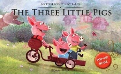 My First Pop-Up Fairy Tales - Three Little Pigs Pop Up Books for Children - By Miss & Chief