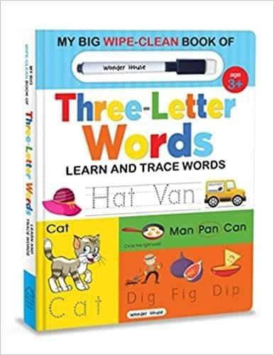 My Big Wipe And Clean Book of Three Letter Words : Learn And Trace Words