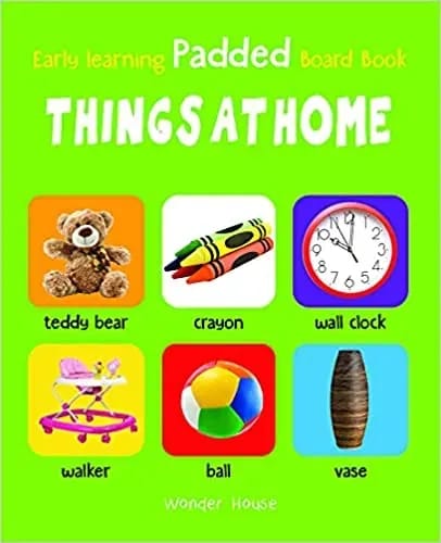 Early Learning Padded Book Of Things At Home Padded Board Books For Children