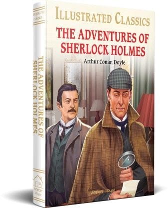 The Adventures of Sherlock Holmes : Illustrated Abridged Children Classics English Novel with Review Questions (Hardback)