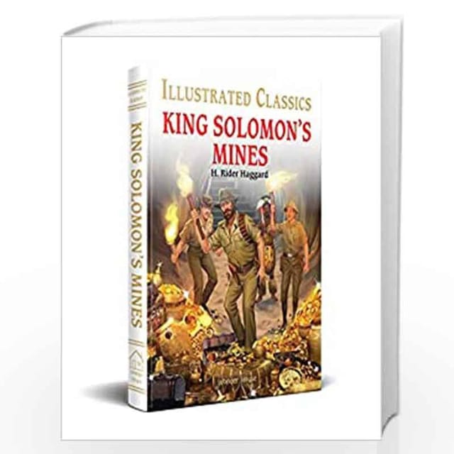 KING SOLOMON'S MINES FOR KIDS : ILLUSTRATED ABRIDGED CHILDREN CLASSICS ENGLISH NOVEL WITH REVIEW QUESTIONS