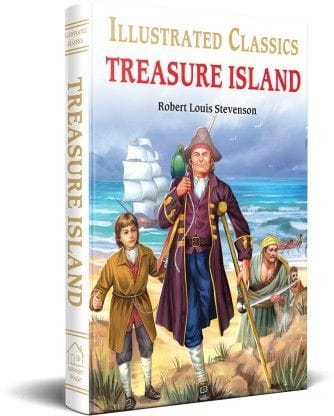 Treasure Island : llustrated Abridged Children Classic English Novel with Review Questions
