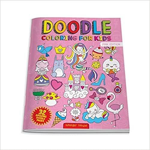 Doodle Coloring For Kids - Pink Edition