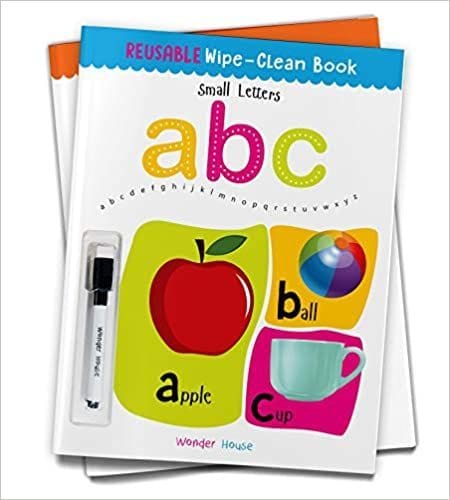 Reusable Wipe And Clean Book - Small Letters : Write And Practice Small Letter
