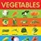 Vegetables Chart - Early Learning Educational Chart For Kids: Perfect For Homeschooling, Kindergarten and Nursery Students