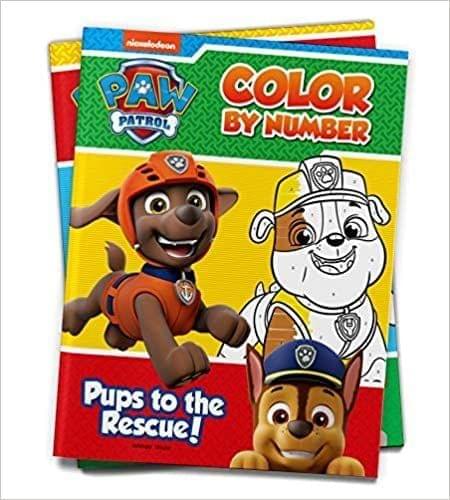 Pups to the Rescue: Paw Patrol, Color By Number Activity Book