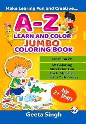 A-Z Jumbo Colouring Book