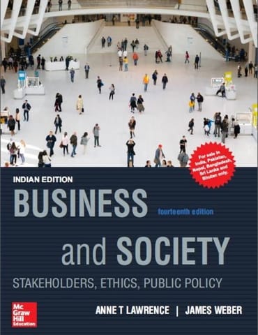 Business & Society Stakeholders Ethics Public Policy