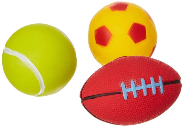 SQUEEZY SPORTS BALL 3PCS