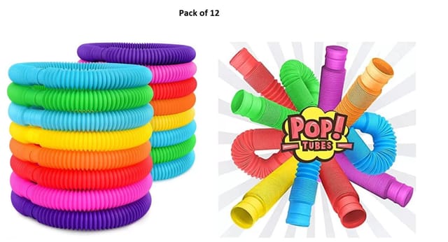 pack of 12 POP tube Without Light