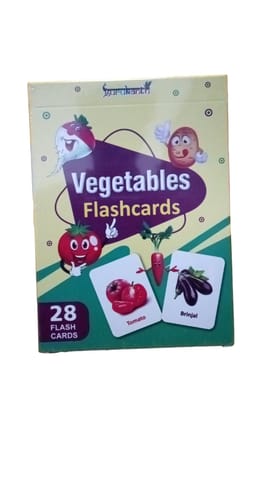 Flash Card Vegetables