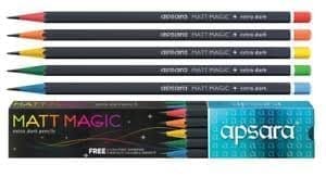 Apsara matt magic extra dark pencil Gsm? listing pack of (1)