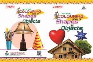 Two in One Colouring Book of Shapes & Objects