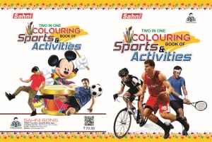 Two in One Colouring Book of Sports & Activities