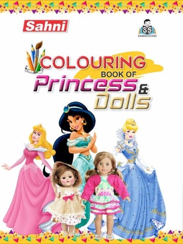 Two in One Colouring Book of Princess & Dolls
