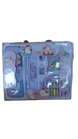 Aniamal World Stationery Set