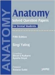 Anatomy Solved Question Papers For Dental Students Returns Not Accepted""