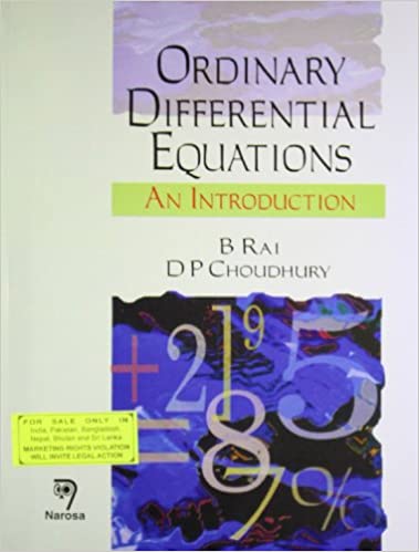 Ordinary Differential Equations:An Introduction   282pp/PB