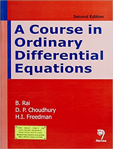 Course in Ordinary Differential Equations, A, Second Edition   490pp/PB