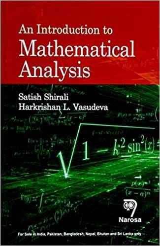 An Introduction to Mathematical Analysis