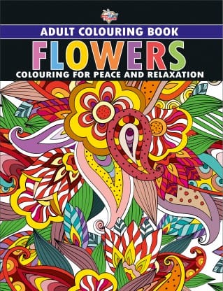 Adult Colouring Book Flowers (PB)Eng
