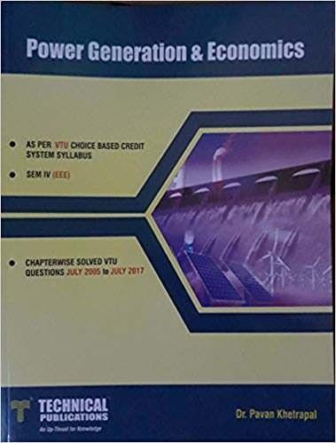 Power Generation & Economics for SEM - IV(EEE)- As Per VTU Choice Based Credit System Syllabus
