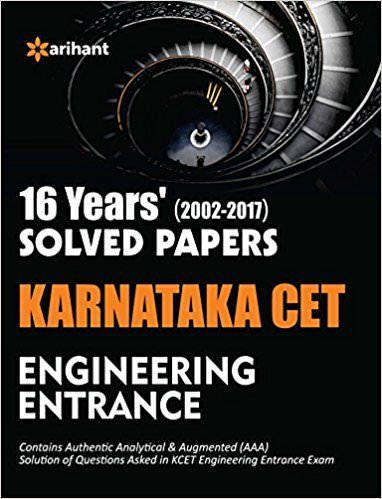 16 Year's Solved Papers Karnataka CET Engineering Entrance