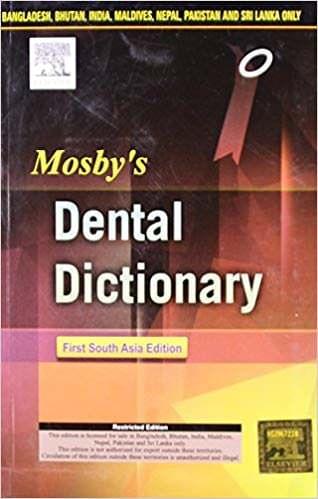 Mosby's Dental Dictionary: First South Asia Edition