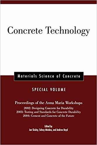 Concrete Technology: Proceedings of the Anna Maria Workshops 2002: Designing Concrete for Durability, 2003: Testing & Standards for Concrete Durability, 2004: Cement & Concrete of the Future, Materials Science of Concrete