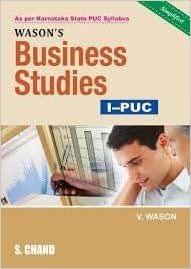 WASON'S BUSINESS STUDIES 1 PUC