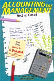 ACCOUNTING FOR MANAGEMENT: TEXT AND CASE