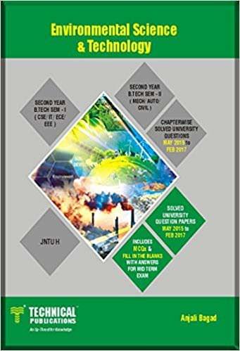 Environmental Science & Technology for JNTU H (SECOND YEAR B.TECH SEM-I CSE/ITECE/EE) (SECOND YEAR B.TECH SEM-II MECH/AUTO CIVIL)